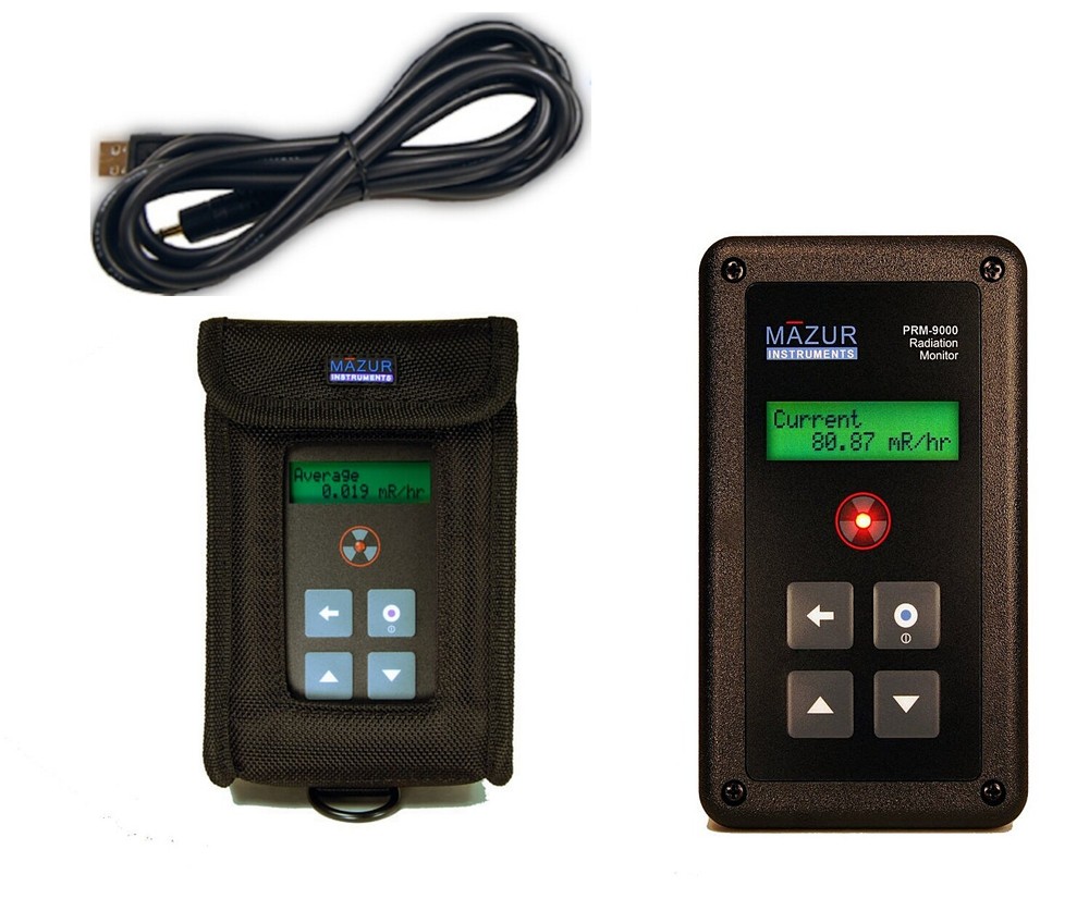 MAZUR INSTRUMENTS PRM-9000 GEIGER COUNTER + USB Data Cable - SUBMIT BEST OFFER!