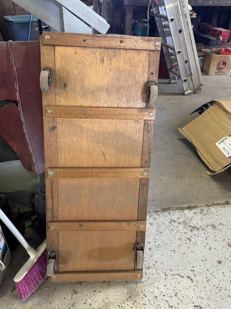 vintage wood mechanics creeper