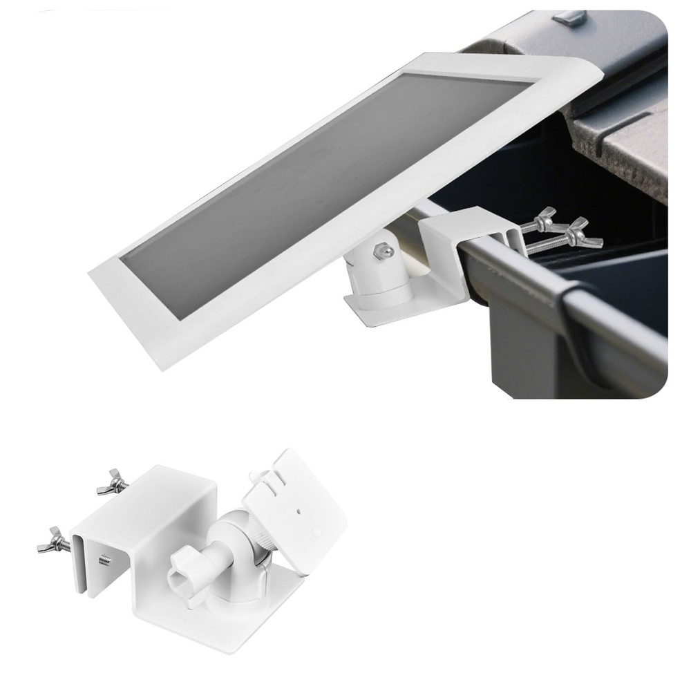 Usngsny Adjustable Solar Panel Gutter Mount for Ring -Easy 1 Pack, 1-PCS