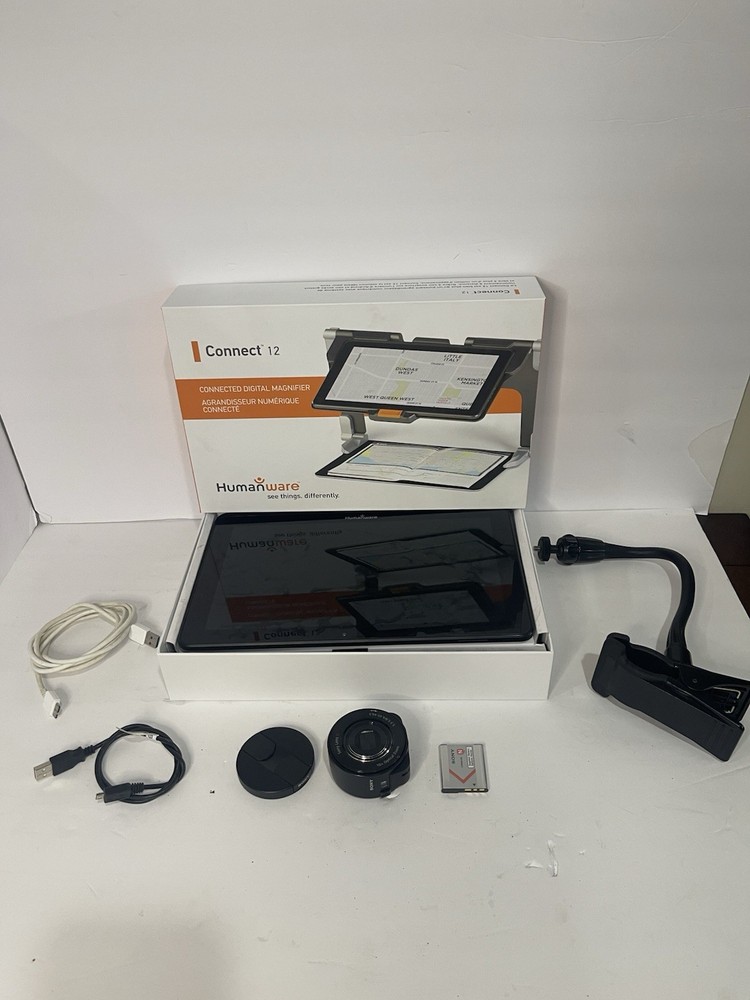 Humanware Connect 12 Portable Digital Video Magnifier Visually Impaired Device