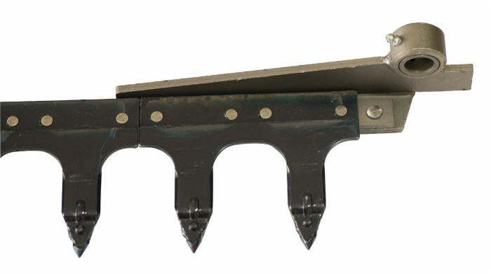 Complete Guard Bar, 1.75m, Rivet-on Guards