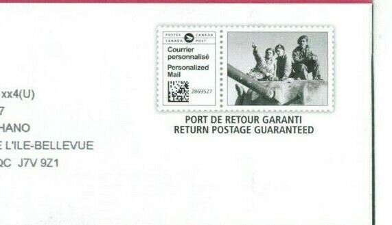 Canada Post - Personalized Mail - May 2021 - 12th Regiment