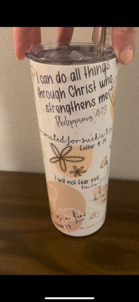 Bible Verse Sublimation Cup