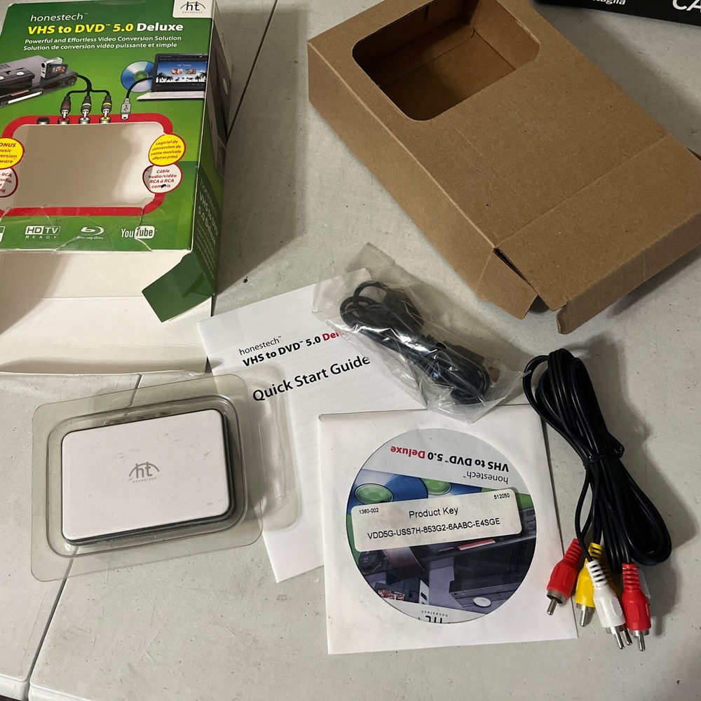 Honestech VHS to DVD 5.0 Deluxe Powerful & Effortless Video Conversion Solution
