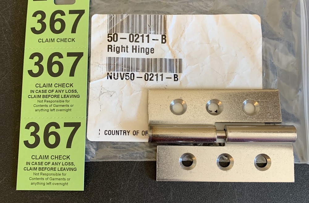 Nu-Vu 50-0211-B HINGE,RIGHT,3"