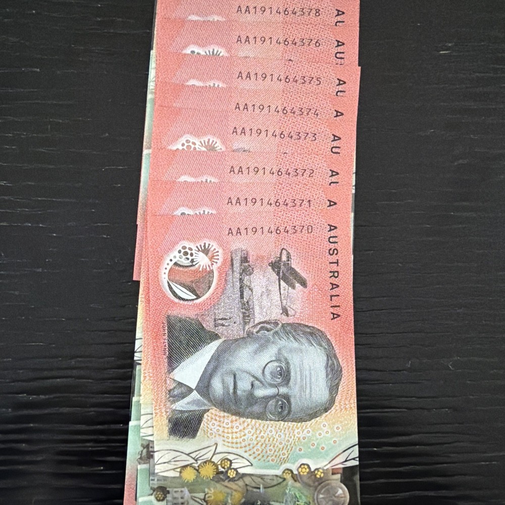 2019 $20 AA19 - Consecutive Bank Notes x 13 UNC