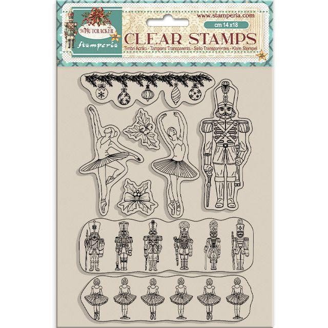 STAMPERIA  - CLEAR ACRYLIC STAMPS  - NUTCRACKERS