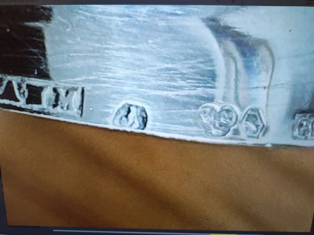 Silver cream jug