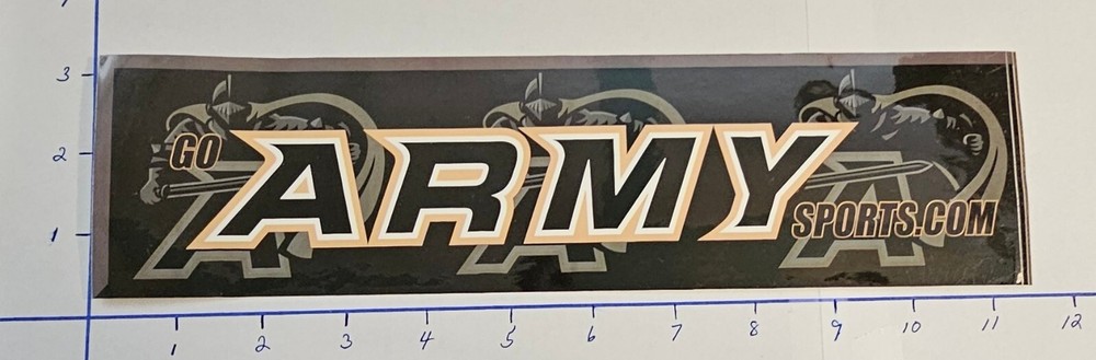 ARMY BUMPER STICKER (3" X 11")