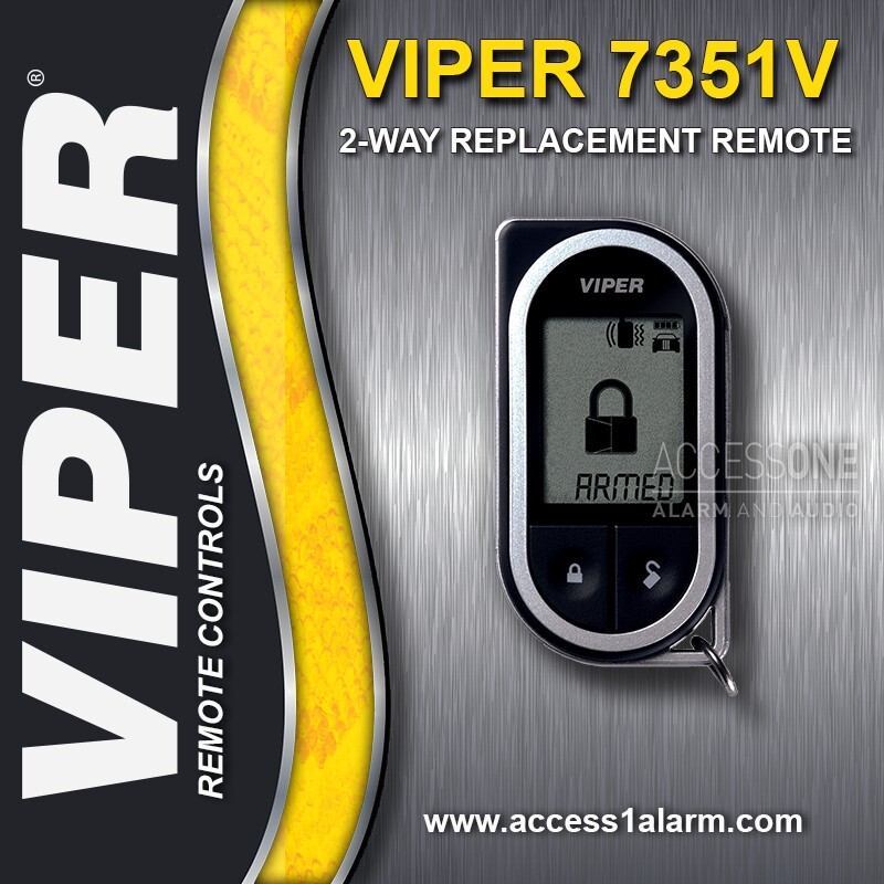 NEW Viper 7351V 2-Way LCD Replacement Remote Control Transmitter EZSDEI7351