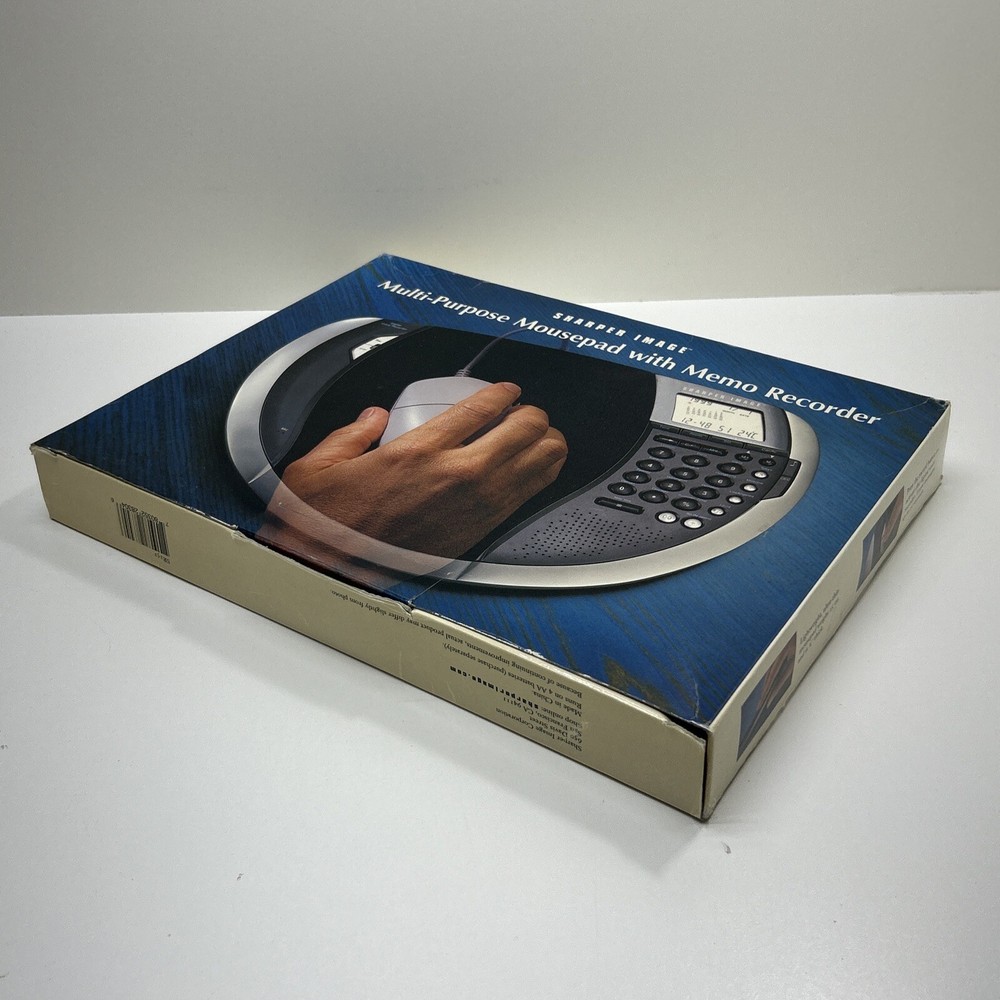 NOS-Sharper Image Multi-Purpose MousePad with Memo Recorder