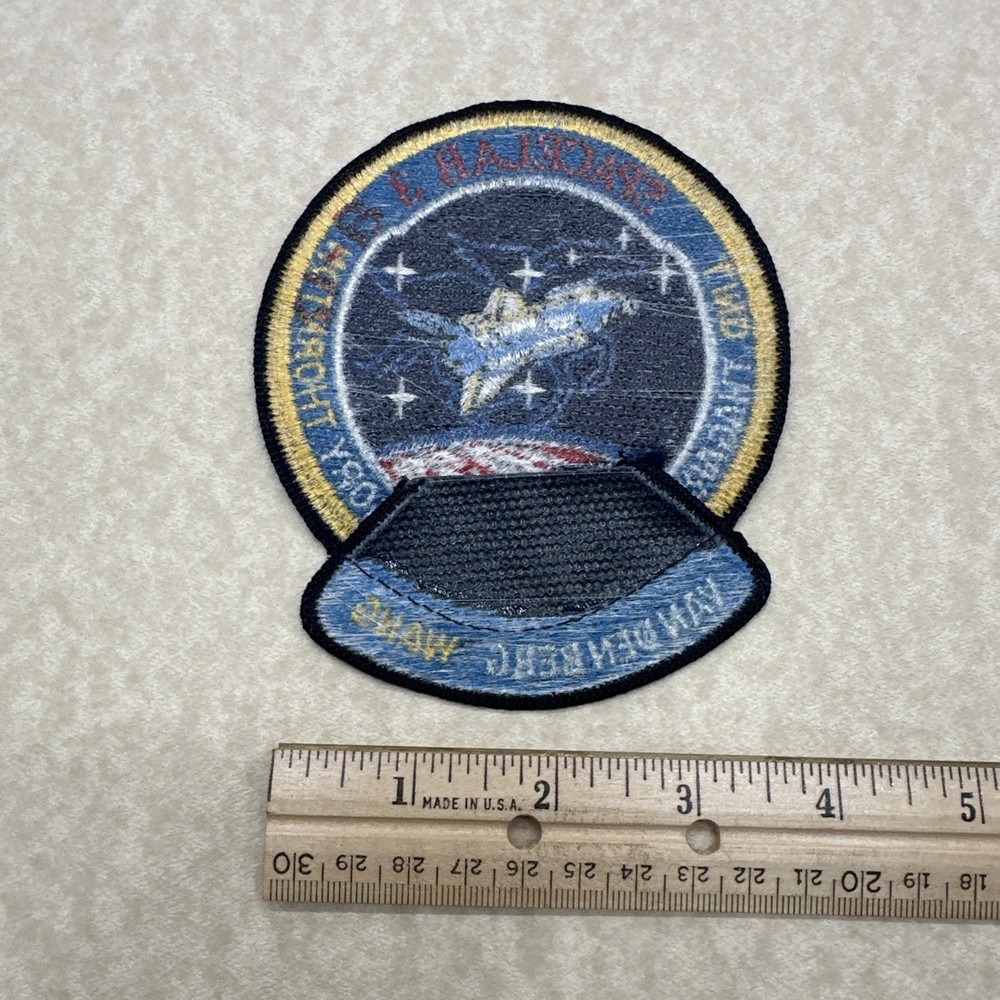 Vintage Spacelab 3 NASA Shuttle VanDenBerg Wang Patch