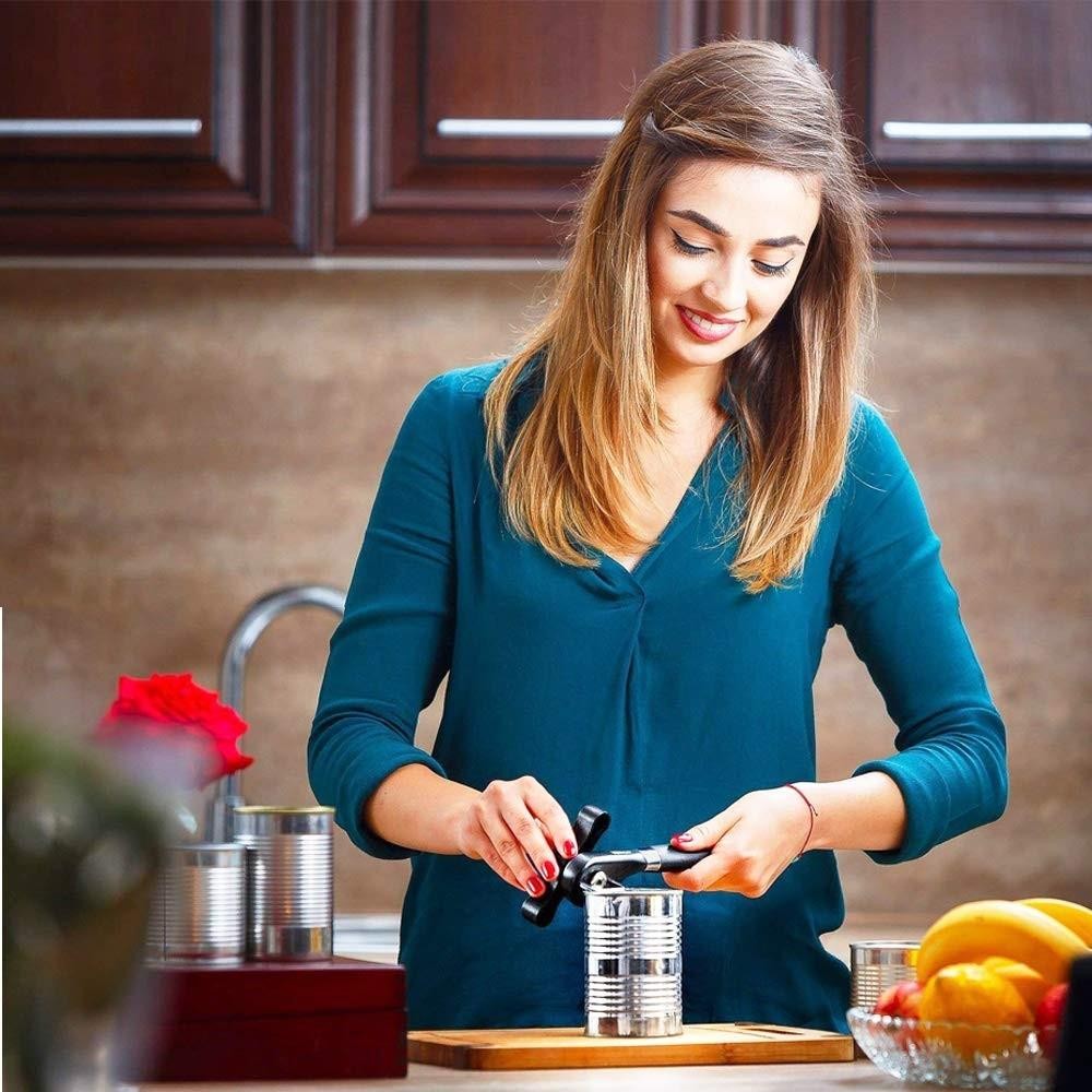 Can Opener Smooth Edge Manual Slim Safety Smooth Touch No Sharp Edges