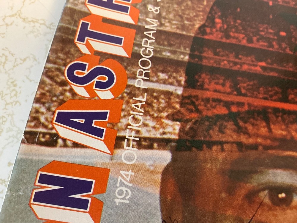 (119). 1974 Houston Astros Program--Signed