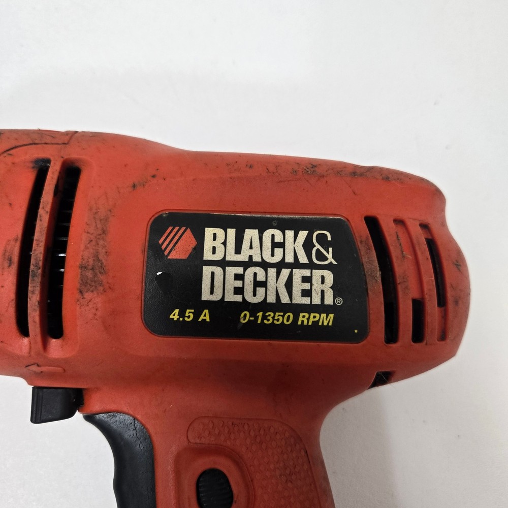 BLACK & DECKER 3/8" Corded Drill DR200 4.5AMP Keyless Tested Working