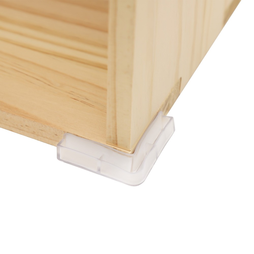6 Cube Storage Organizer Solid Wooden Bookcase Display 2 Tier Shelving Bookshelf