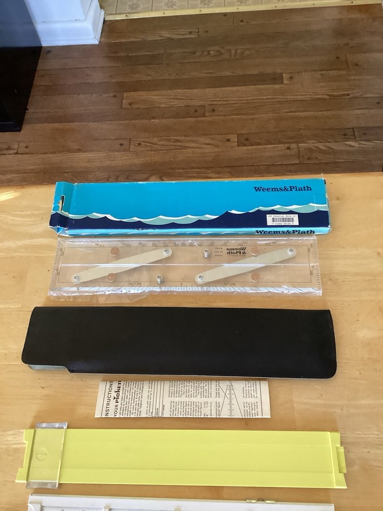 Lot Of Pickett Weems & Plath Lutz SP Precision Slide Rule Parallel Plotter