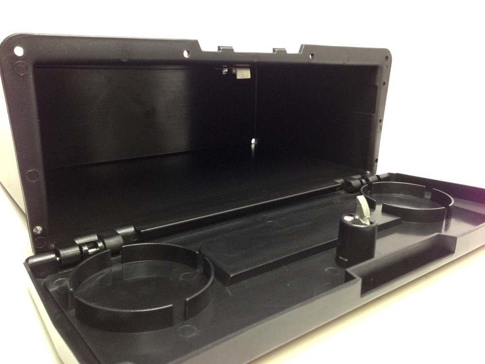 MARINE BOAT ABS LOCKING PLASTIC GLOVE BOX STORAGE COMPARTMENT