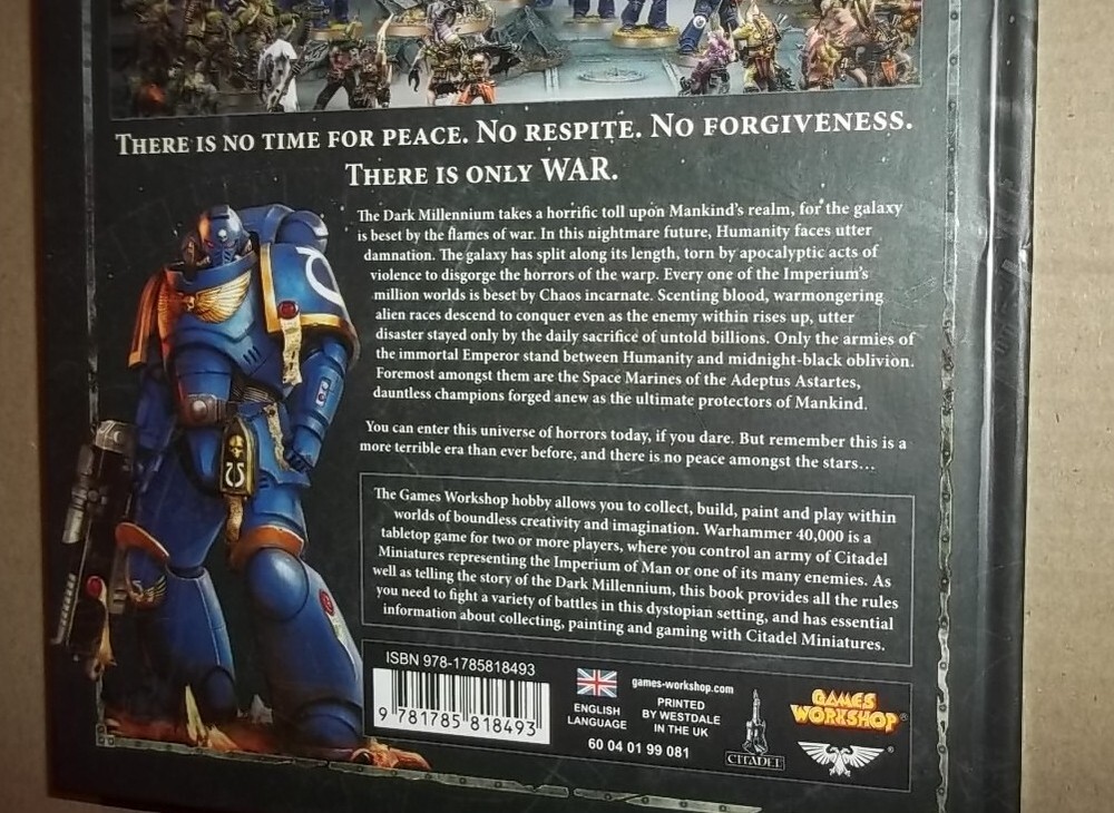 Warhammer 40k 8th Edition Core Rulebook HC 2017