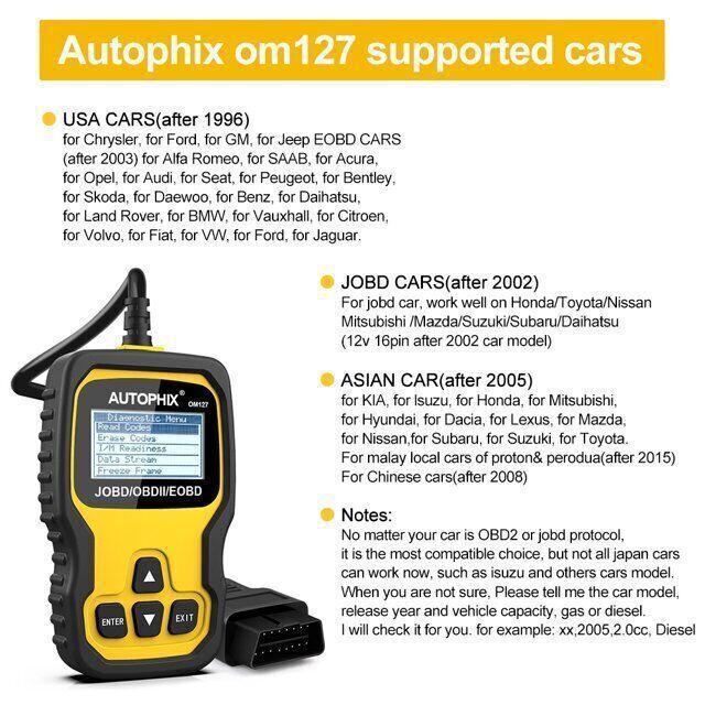 Automotive OBD2 Scanner OBD Code Reader Car Diagnostic Tool Check Engine Fault