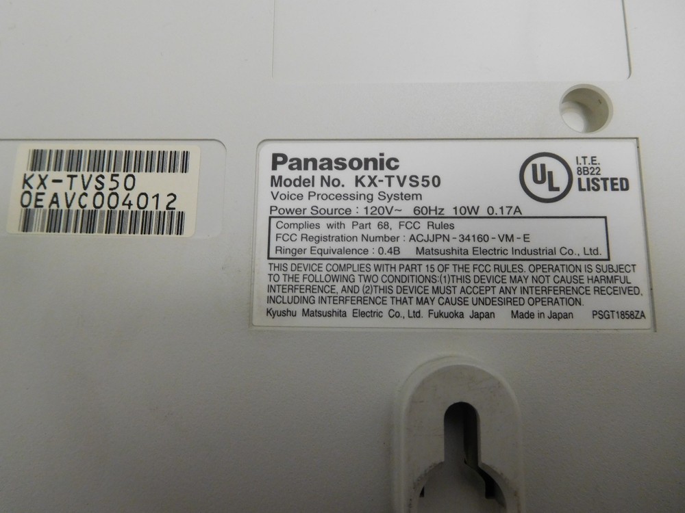 Panasonic KX-TVS50 2-Port Voice Processing System