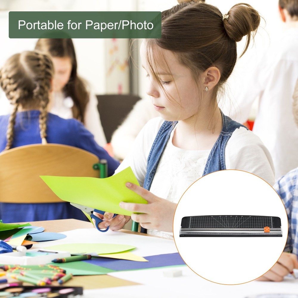10 Sheet Paper Cutter A3 Stack Trimmer Portable Scrapbooking Tool 18"