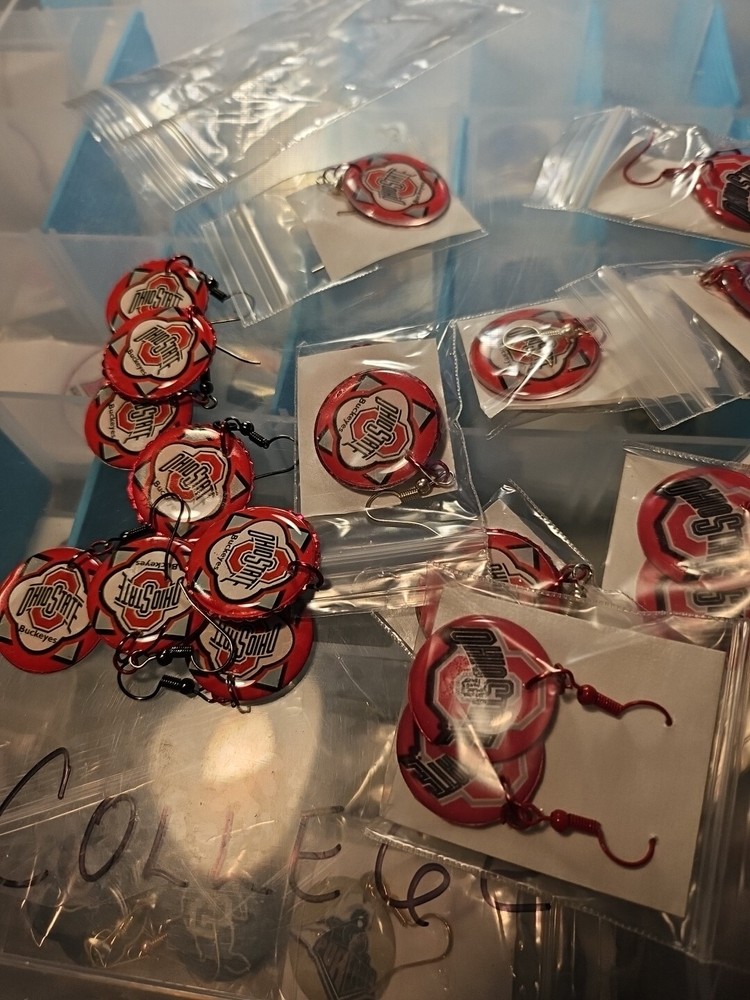 OHIO STATE  Handmade Earrings