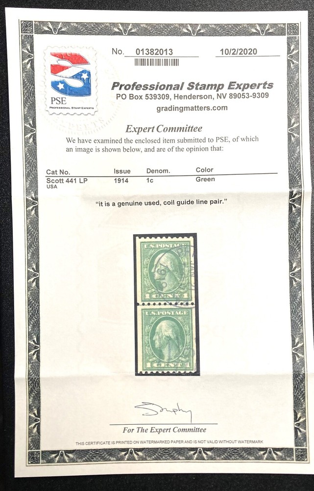 #441 Used Coil Line Pair, PSE Cert # 01382013