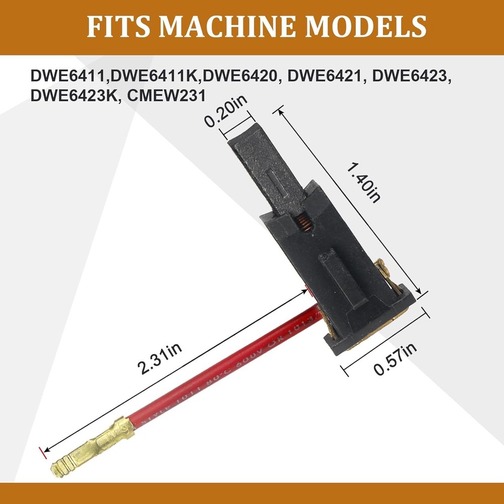 Compatible with CMEW231 Carbon Brush Assembly