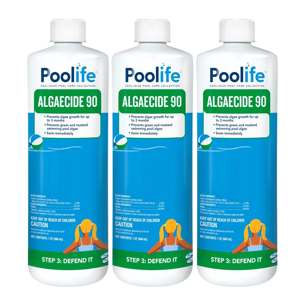Poolife Algaecide 90 (1 qt) (3 Pack)