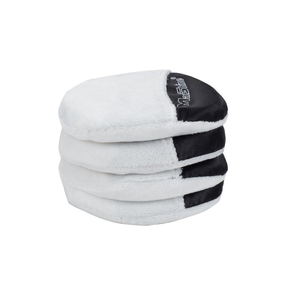 Universal 4-Pieces Handheld Microfiber Wax Applicator Pad Set - Professional ...