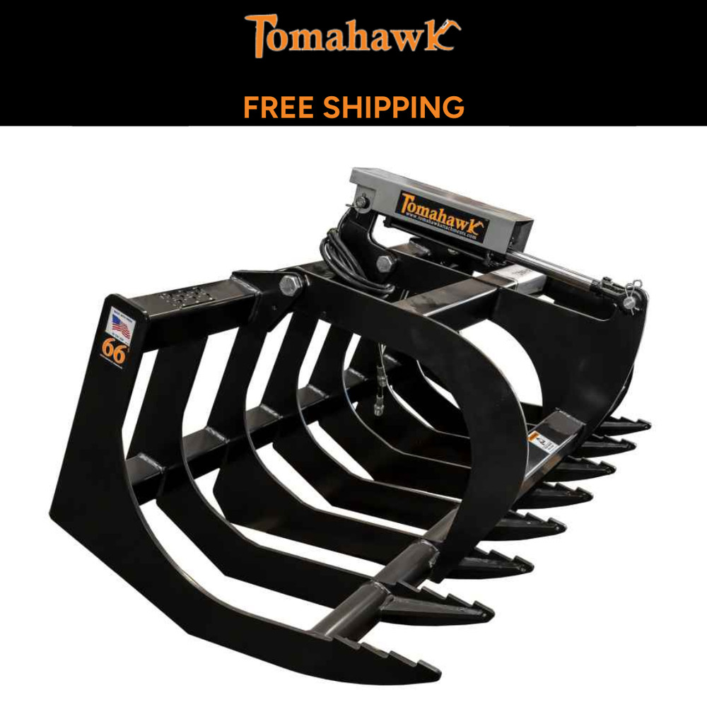 Tomahawk 66" One-Cylinder Brush Grapple