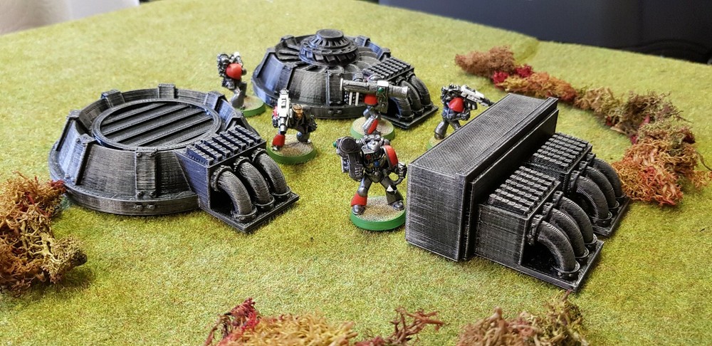 28mm Power Generators Warhammer 40k table top scenery