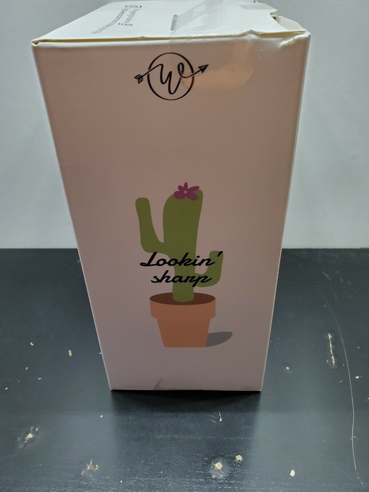 Mini Cactus LED Projection Mood Light By West & Arrow