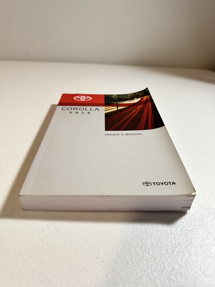 2016 Toyota Corolla Owner's Manual Set