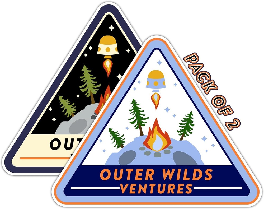 - Outer Wild Ventures - Vinyl Decal for Notebook–Waterproof Sticker for Cup –