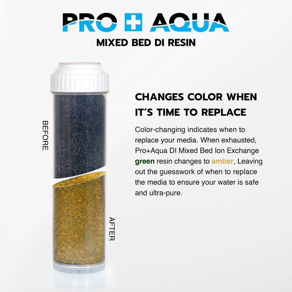 DI Resin Replacement Deionization Color Changing, TDS, Aquariums, Spot Free, 6L