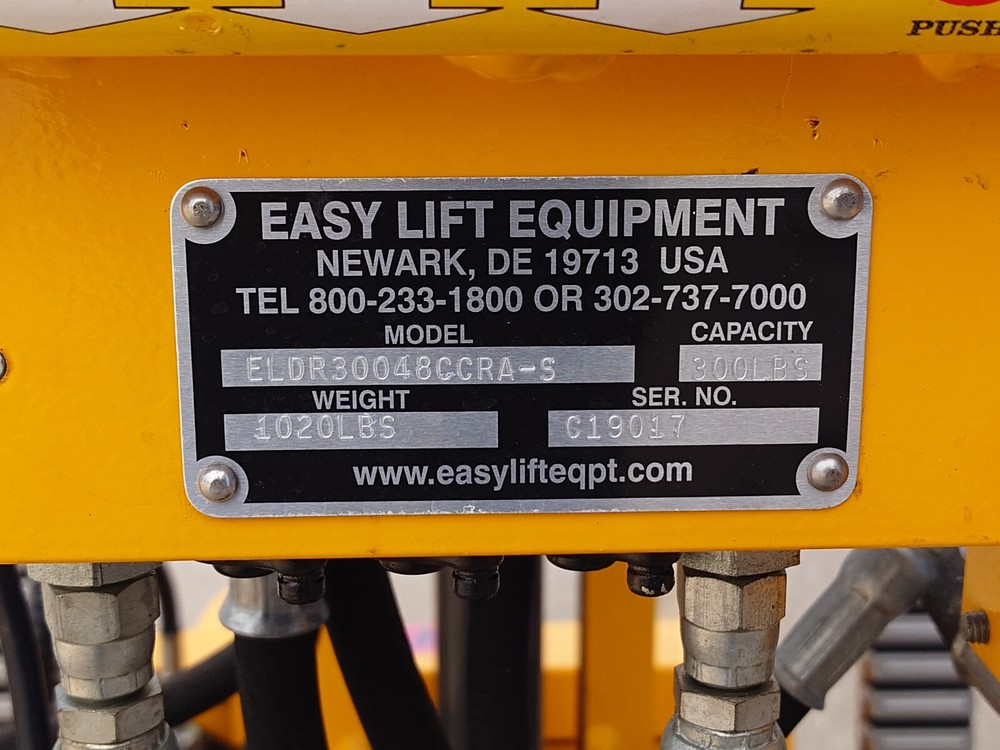 EASY LIFT ELDR30048CCRA-S DRUM DUMPER ROLL MANIPULATOR with RICE SCALE