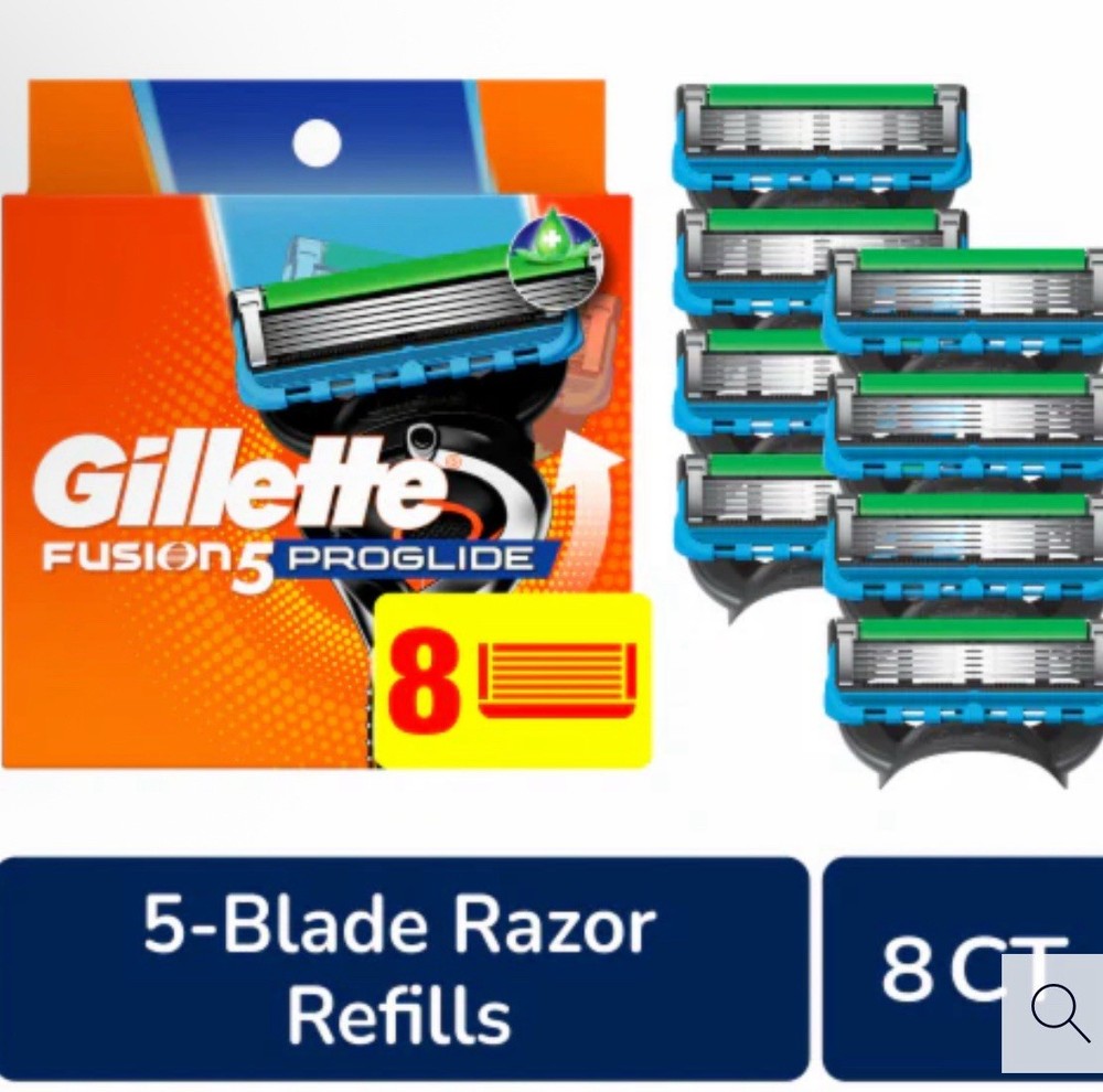 Gillette ProGlide Razor Blade Refills, 8 Count