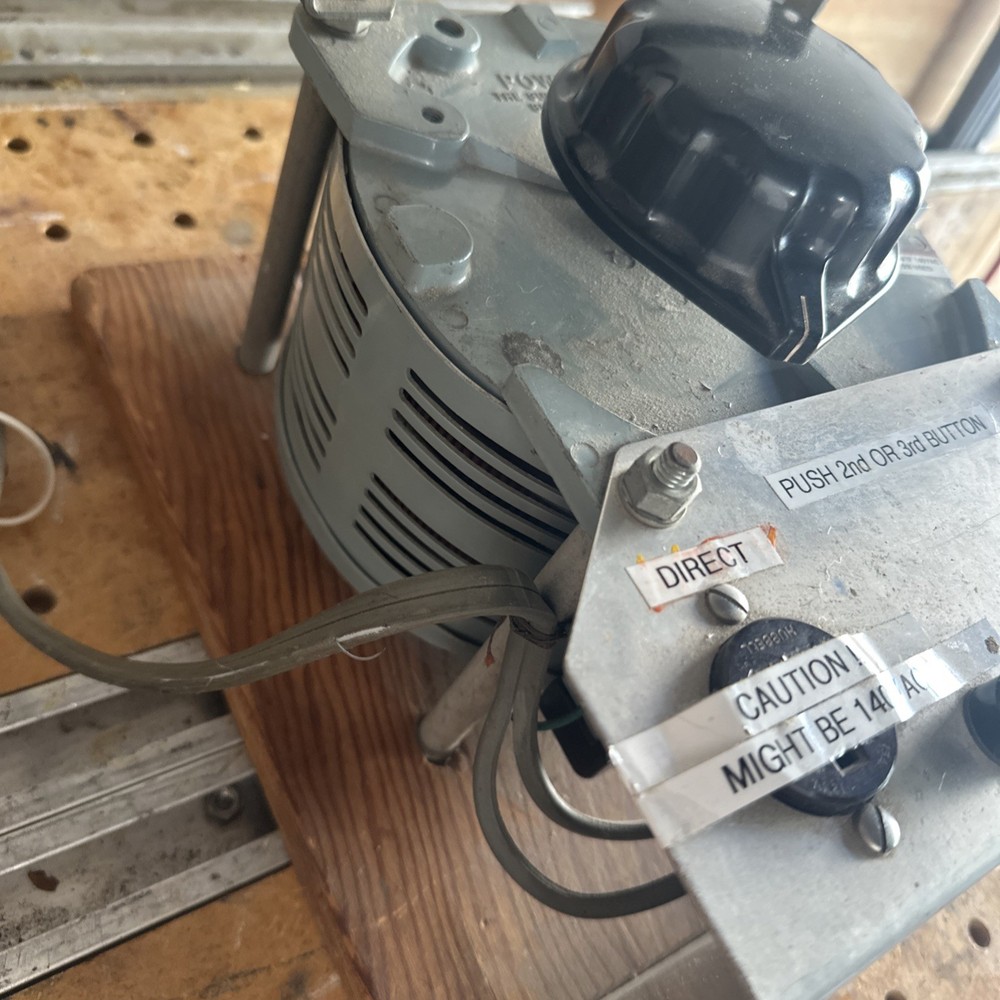 Powerstat 136 Variable Transformer With Isolated Ac