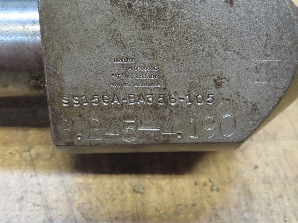 Devlieg Microbore indexable 3.245-4.190" micro-adjustable boring head 1.5" shank