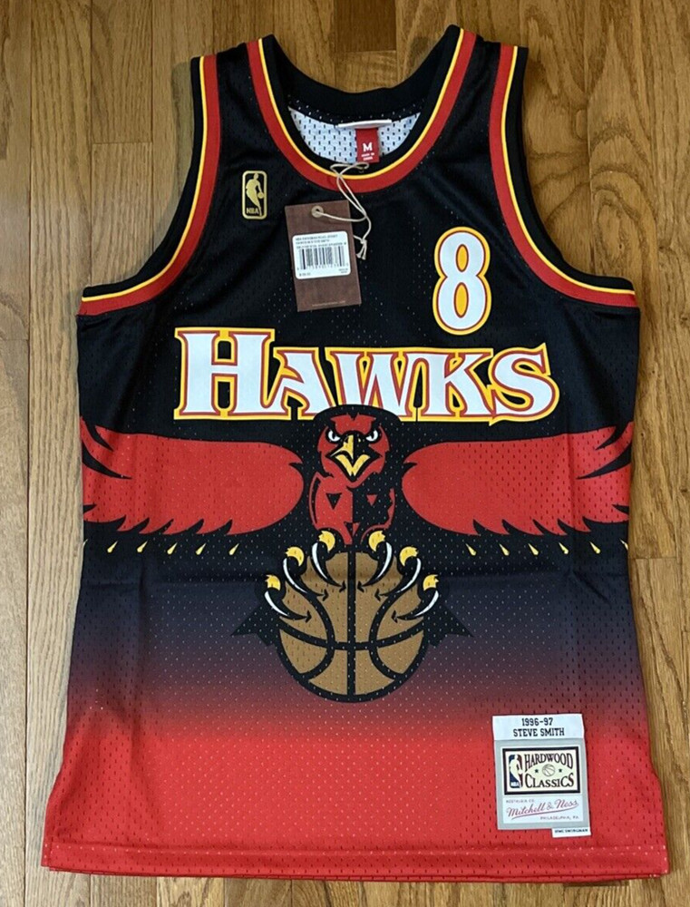 Steve Smith #8 Atlanta Hawks Mitchell & Ness Re-Take Swingman Jersey Medium