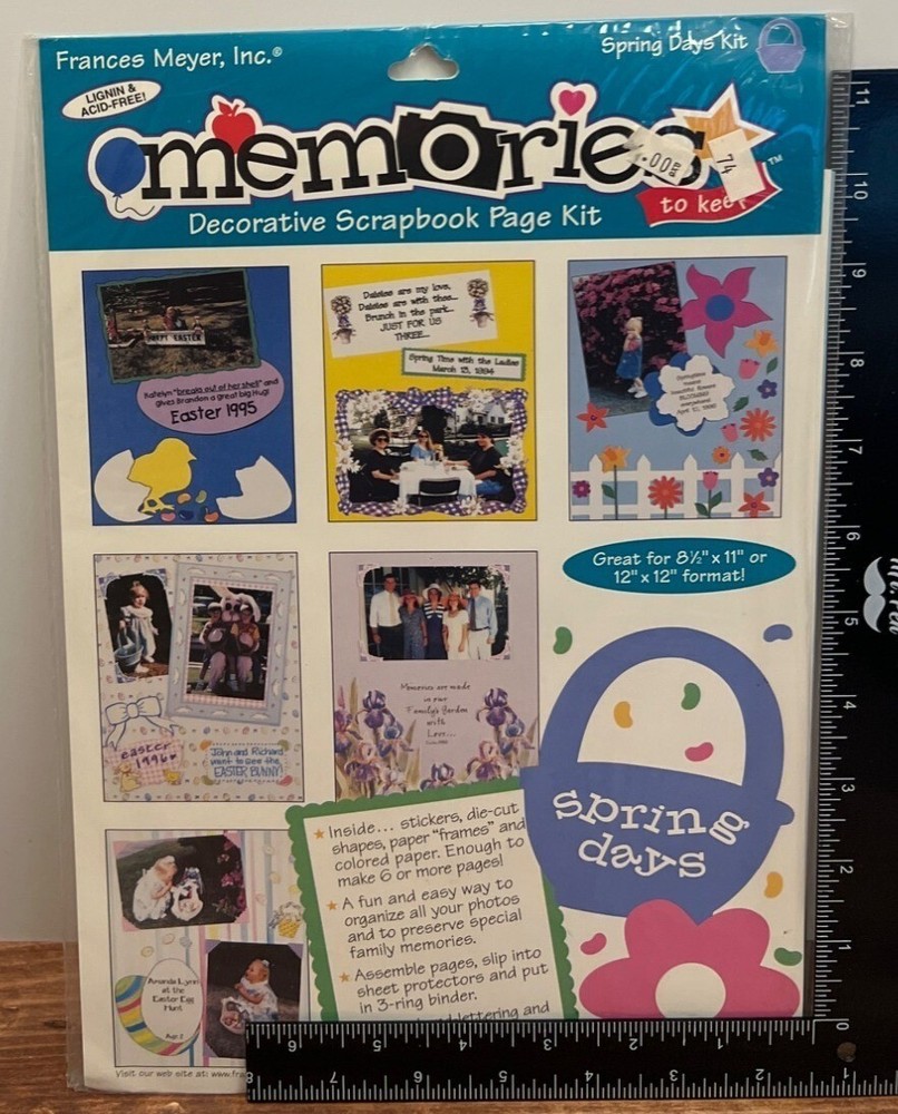 Frances Meyer 5020-018 Spring Days Decorative Scrapbook Page Kit