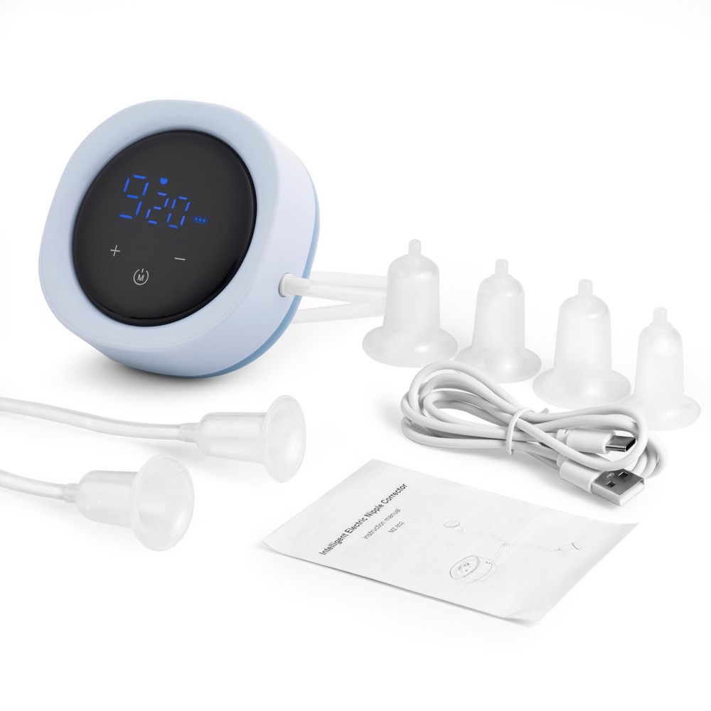 Nipple Corrector for Flat or Inverted Nipples, Rechargeable Nipple Puller Sun...