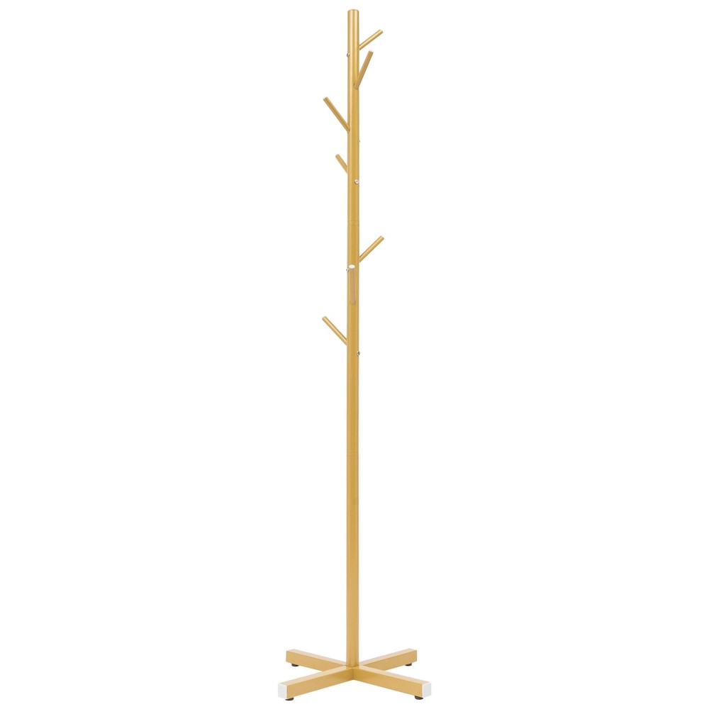 Freestanding Coat Rack with 7 Hooks Coat Rack Stand Tree-Shaped Coat Rack