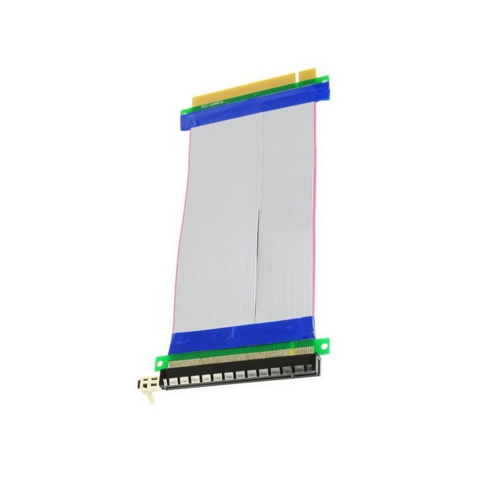 PCI-E Express Riser Card 16X To 16X Extender Extension PC Ribbon Cable Adapter