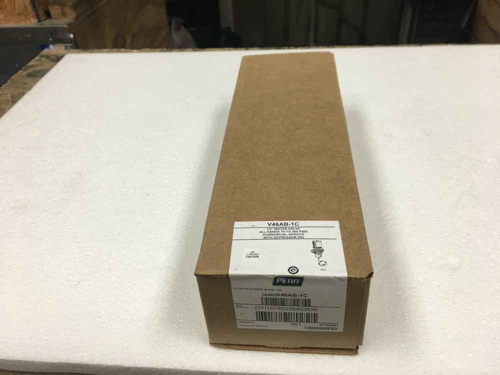 Penn V46AB-1C 1/2" Pressure Actuated Valve