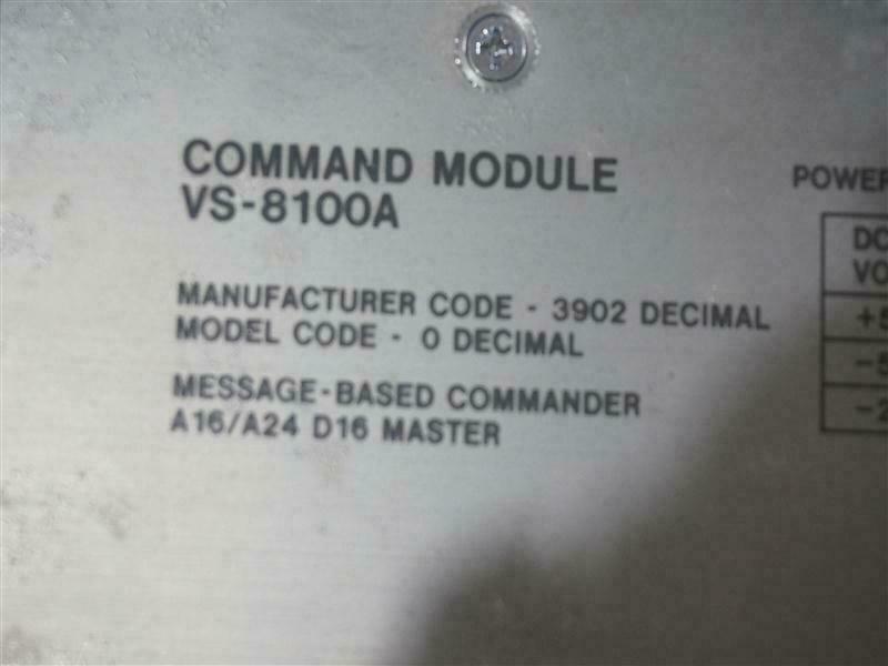 VXI VS-8100A VS8100A Command Module for HP E1401B Expedited Shipping