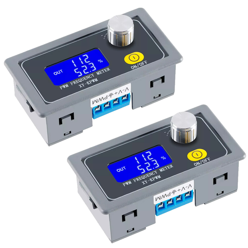 2PCS Adjustable PWM Pulse Frequency Duty Cycle Square Wave Signal Generator