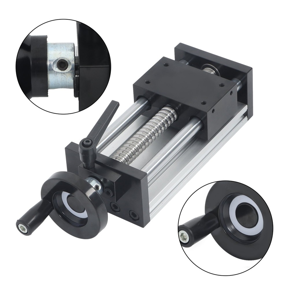 Dual Slide Linear Module Sliding Table SFU1605 Ballscrew 100mm Effective Linear